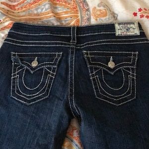True Religion skinny with flaps 32